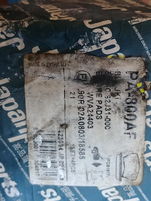 Új Fékbetét Nissan , Opel , Suzuki 10000ft óbuda 36 50 104 8272 36 20 949 1288 személyesen óbudán po - kép 4