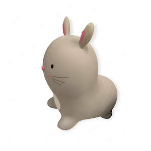 Ugráló nyuszi játék szürke 45 cm