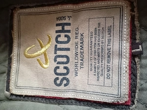 Scotch & Soda bőrdzseki L méretben. - kép 4