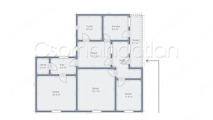 Szil   3 szobás azonnal birtokba vehető ház eladó - kép 9