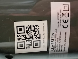 Klarstein Round Shape Air Cooler-Black 45000ft óbuda - kép 4