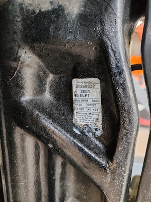 90 LE Mercury 4T külmotor, a hozzá tartozó gázszektorral - kép 3