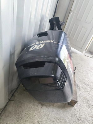 90 LE Mercury 4T külmotor, a hozzá tartozó gázszektorral - kép 4