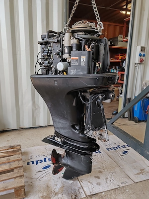 90 LE Mercury 4T külmotor, a hozzá tartozó gázszektorral - kép 2