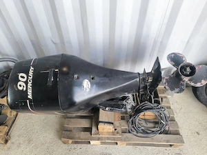 90 LE Mercury 4T külmotor, a hozzá tartozó gázszektorral - kép 5