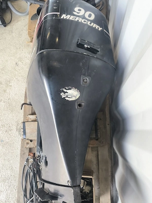 90 LE Mercury 4T külmotor, a hozzá tartozó gázszektorral - kép 10
