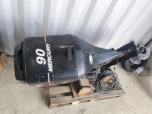 90 LE Mercury 4T külmotor, a hozzá tartozó gázszektorral - kép 7