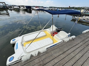 Free Boat E-go típusú katamarán kishajó + 8 LE Yamaha 2T motor - kép 2
