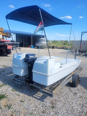 Free Boat E-go típusú katamarán kishajó + 8 LE Yamaha 2T motor - kép 6