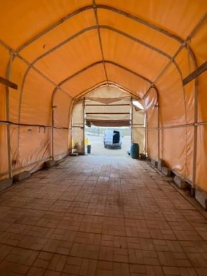 Csővázszerkezetű Ipari Sátor - kép 8