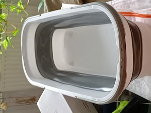 Összecsukható felmosó vödör, könnyű kivitel, nagy átmérőjű, hordozható 5000ft óbuda 36 50 104 8272   - kép 2