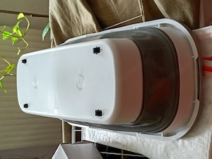 Összecsukható felmosó vödör, könnyű kivitel, nagy átmérőjű, hordozható 5000ft óbuda 36 50 104 8272   - kép 3