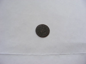 Régi pénz,érme  1868 Bronz Orosz  cári  Böcek - kép 3