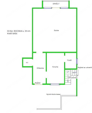 Erkélyes kis lakás eladó Rákospalota csendes részén - kép 2
