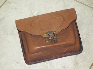 Párban Harley Davidson emblémás bőr táska övtáska bőrtáska + ajándék bőr mini pénztárca - kép 7