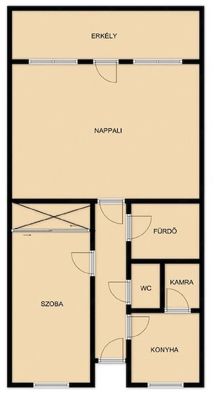 Szekszárd Herman Ottó utcában 64 m2 lakás + garázs eladó - kép 9