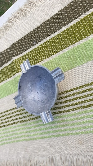 Retró alumínium hamutartó csésze eladó - kép 2