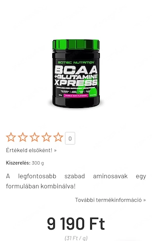 Scitec nutrition - bcaa + glutamine xpress - 300 g - kép 5