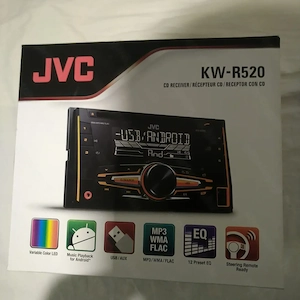 JVC KW-R520 din2 fejegység új