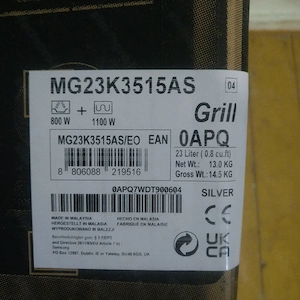 Samsung mikrohullámú sütő Grill új - kép 2