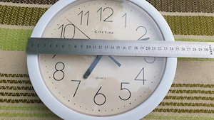 City Time falióra eladó, fehér - kép 5