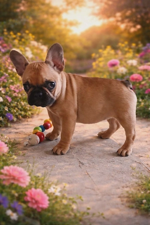 francia bulldog kislány - kép 3