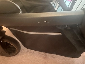 My Babiie MB33 Dani Dyer fekete leopárdmintás tandem babakocsi - kép 3