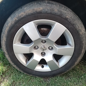 Eladó Peugeot Gyári Alufelni Garnitúra 16 coll. - kép 3