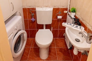 Kiadó Budapest Belvárosában 54 m-es,  berendezett, nappali + 1 hálószobás lakás, június 1-től. - kép 7