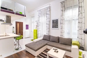 Felújított, galériás lakás a Nyugatinál   34+15 m , csendes, alacsony rezsi - kép 2