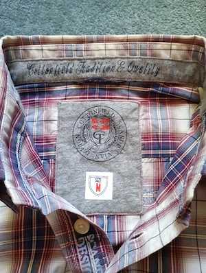 Cottonfield férfi pamut ing M méretben újszerű állapotban - kép 5