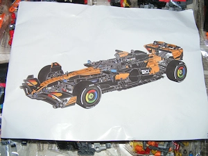 Lego komp. Technic 42228 Mclaren MCL39 F1 Versenyautó 1:8 1675 db Lepin ÚJ - kép 8