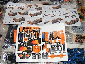 Lego komp. Technic 42228 Mclaren MCL39 F1 Versenyautó 1:8 1675 db Lepin ÚJ - kép 11