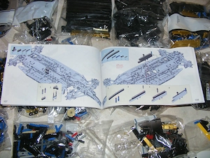 Lego komp. Technic 42206 42207 42228 Brad Pitt APXGP team F-1 versenyautó 1969db 1:8 Lepin ÚJ - kép 11