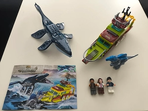 Lego komp. Jurassic World A Mosasaurus Moszaszaurusz támadása Lepin ÚJ - kép 9