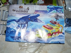 Lego komp. Jurassic World A Mosasaurus Moszaszaurusz támadása Lepin ÚJ