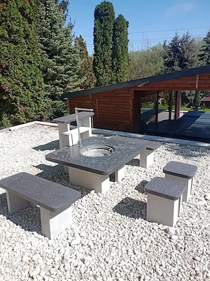 Minimál műkő szalonnasütő bográcsozó a gyártótól - kép 13