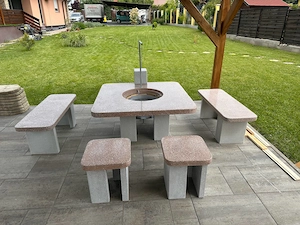 Minimál műkő szalonnasütő bográcsozó a gyártótól - kép 16