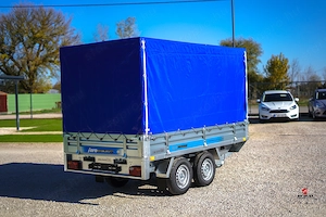 Új extra erős - alsókerekes utánfutó (300x160cm - 2000kg) ponyvaszettel akciósan bruttó 1.778.000 Ft - kép 4