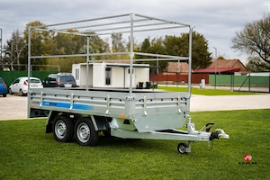 Új extra erős - alsókerekes utánfutó (300x160cm - 2000kg) ponyvaszettel akciósan bruttó 1.778.000 Ft - kép 2