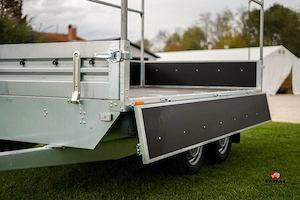 Új extra erős - alsókerekes utánfutó (300x160cm - 2000kg) ponyvaszettel akciósan bruttó 1.778.000 Ft - kép 5