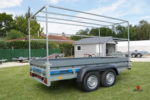 Új extra erős Solidus Max utánfutó (300x150cm - 2000 kg) ponyvaszettel akciósan 1.558.000 Ft - kép 5