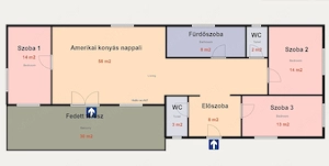 Kiskunhalas Felsővárosban újjáépített 3 szobás, amerikaikonyhás családi ház! - kép 2