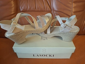 Lasocki magas talpú női szandál eladó csökkentett áron - 40 - kép 10