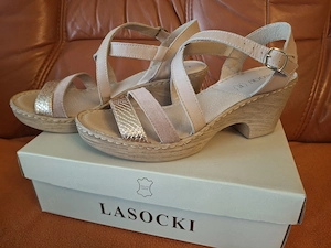 Lasocki magas talpú női szandál eladó csökkentett áron - 40