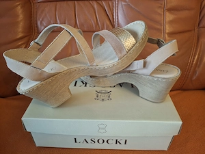 Lasocki magas talpú női szandál eladó csökkentett áron - 40 - kép 8