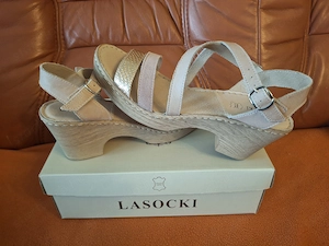 Lasocki magas talpú női szandál eladó csökkentett áron - 40 - kép 9