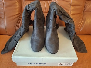 Clara Barson velúr térdcsizma eladó csökkentett áron - 40 - kép 7