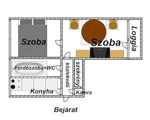 Nyíregyházán a Tompa Mihály utcán 2 szobás lakás eladó! - kép 16
