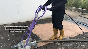 Térkőtisztítás ipari berendezéssel  - kép 4
